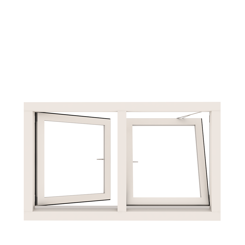 2-vaks-kozijn-met-2-draaikiepramen-open