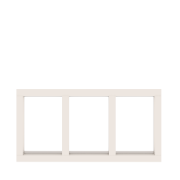 3-vaks kozijn horizontaal