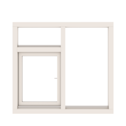 3-vaks-kozijn-met-bovenlicht en-draaikiepraam-links