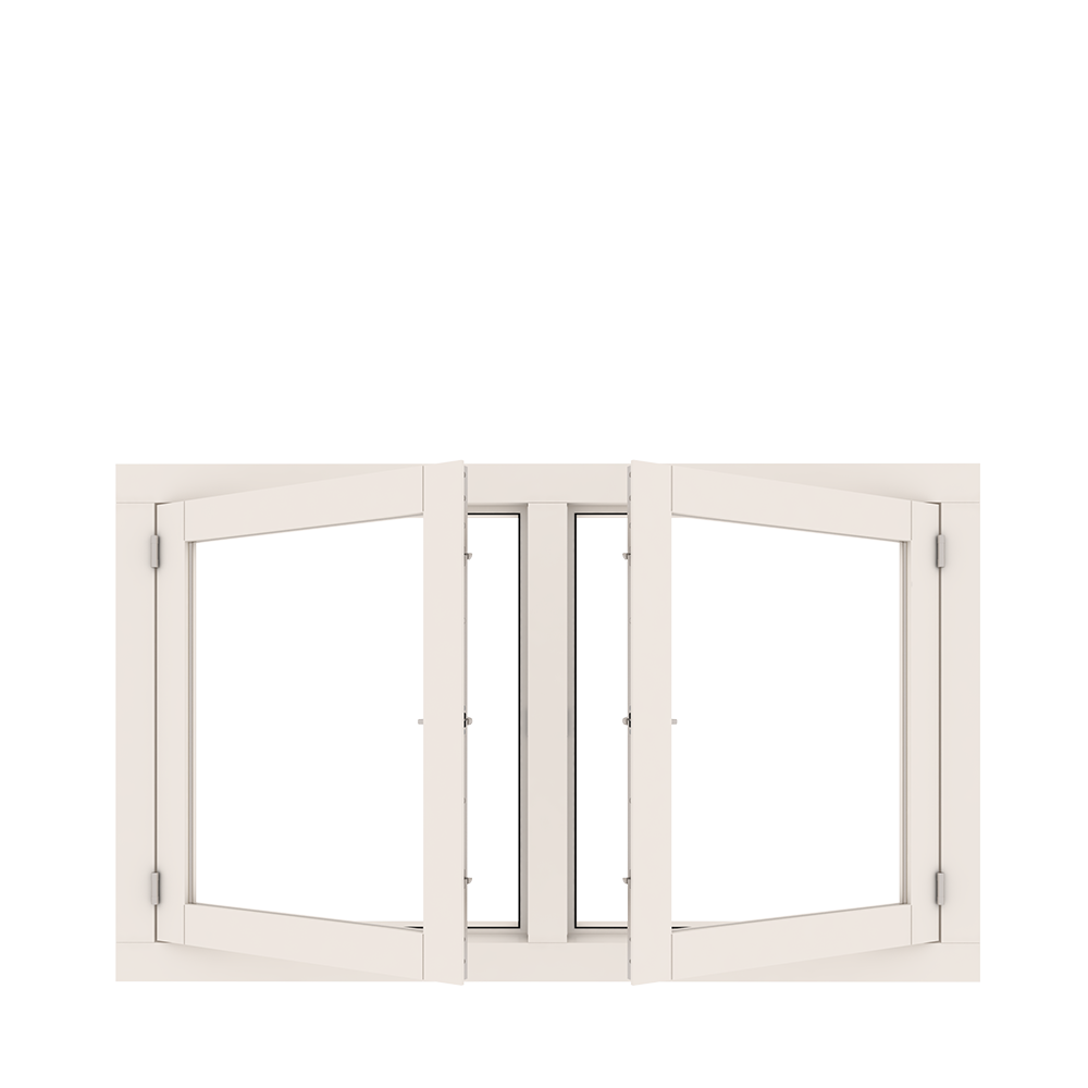 Kozijn-met-2-draairamen-open